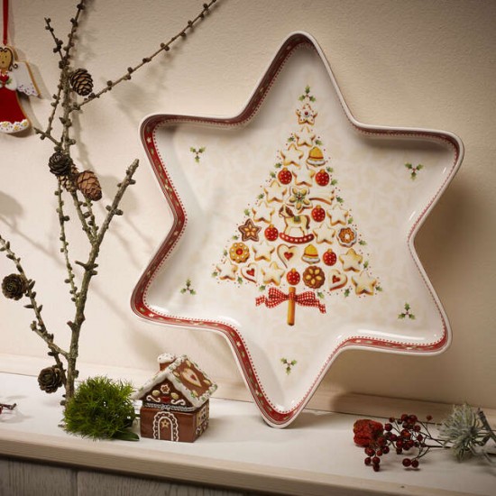 Winter Bakery Delight Star bowl large