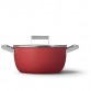 1 Тенджера CKFC2411CRM 24 см, 4,6л,червена, Smeg