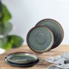 Crafted Breeze сет за вечеря синьо-зелено, 4  части