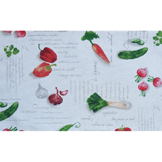 Подложка  Зеленчуци с две лица 27 x 44 cm