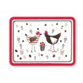 Комплект Подложки за Хранене Chicken White 4 бр. Комплект Подложки за Хранене Chicken White 4 бр.