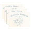 Комплект Подложки за Хранене Country Kitchen 4 части