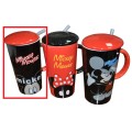 Чаша Mickey Mouse с Капак и Сламка Чаша Mickey Mouse с Капак и Сламка