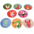 Сервиз картонени чинии Colourful Creatures 8 части Сервиз картонени чинии Colourful Creatures 8 части