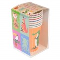 Сервиз картонени чаши Colourful Creatures 8 части Сервиз картонени чаши Colourful Creatures 8 части