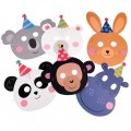 Маски Party Animal (6 в пакет) Маски Party Animal (6 в пакет)