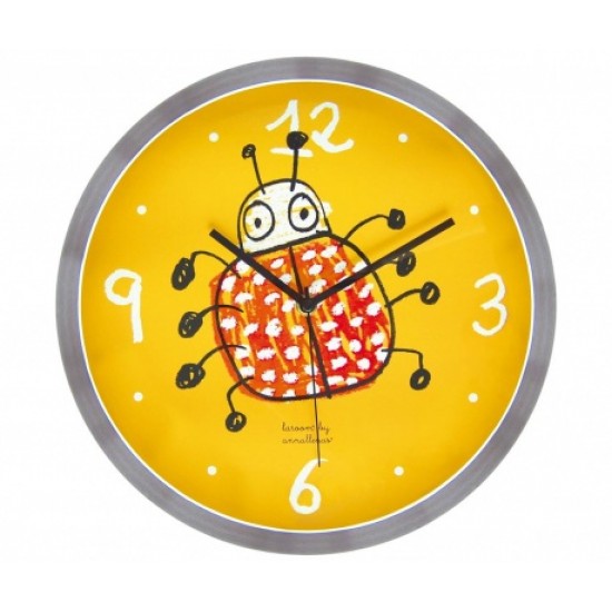Часовник за Стена Bug Yellow