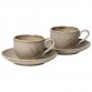 Сервиз за еспресо /VIVO StoneWare Brown/ - 4 части